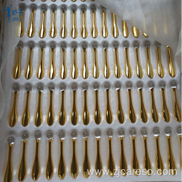 Gold Spatula for Cosmetic Mask Cream